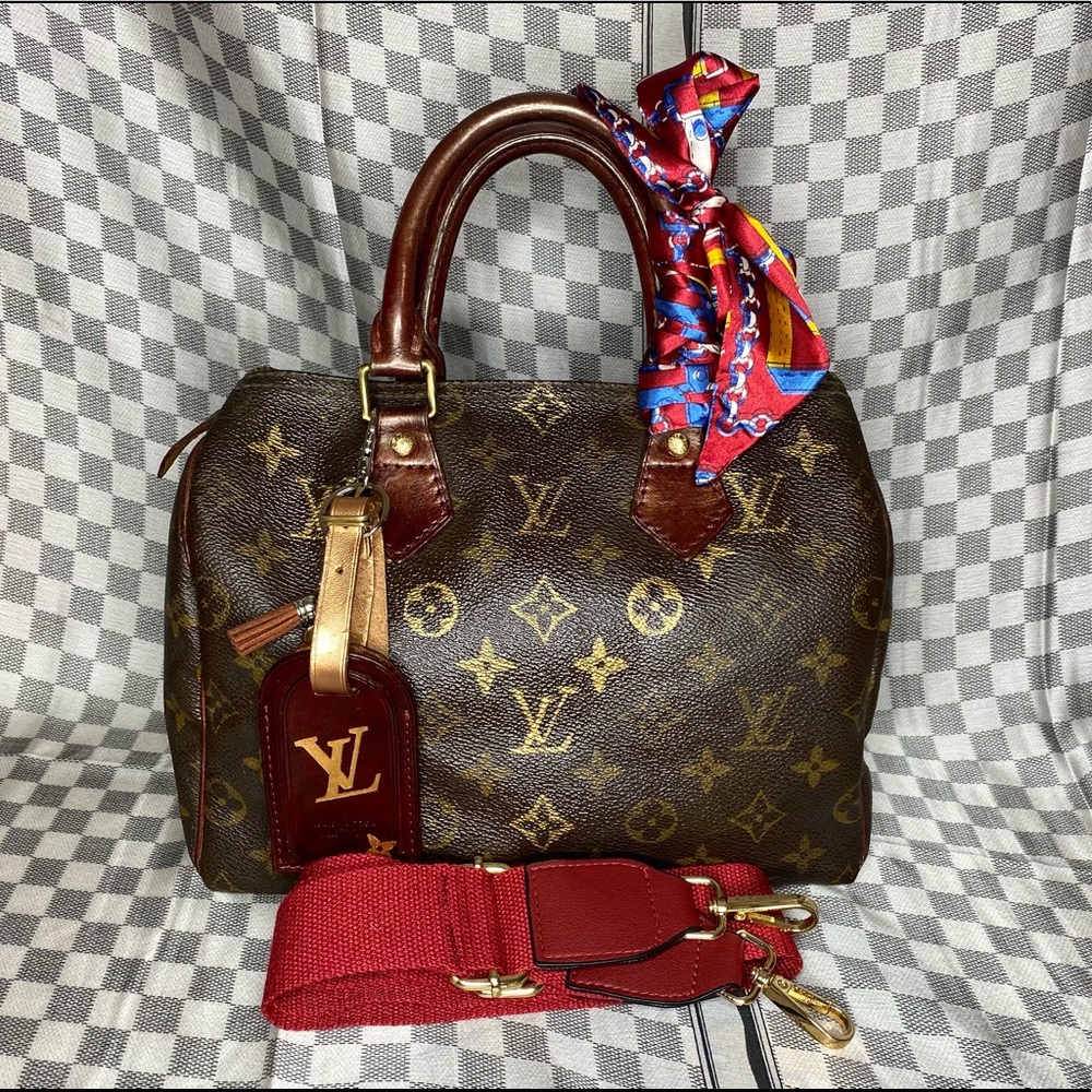 **SOLD**Authentic Custom Louis Vuitton speedy 25